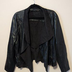 Bagatelle Faux Leather and Suede Jacket